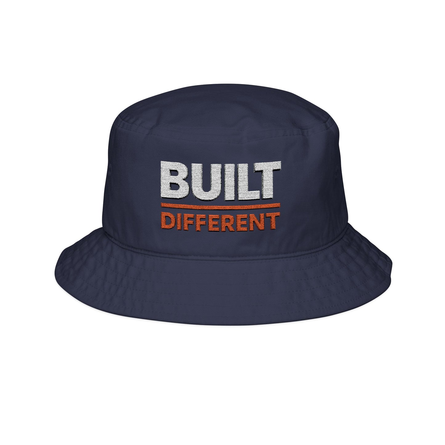 Built Different Embroidered Bucket Hat — Bold Streetwear Sun Hat
