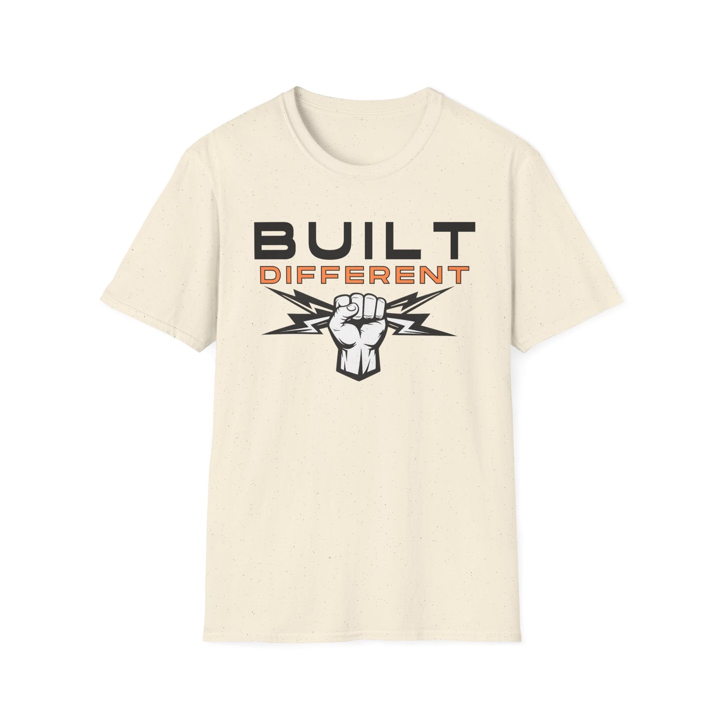 Built Different T-Shirt — Motivational Fist Graphic Tee