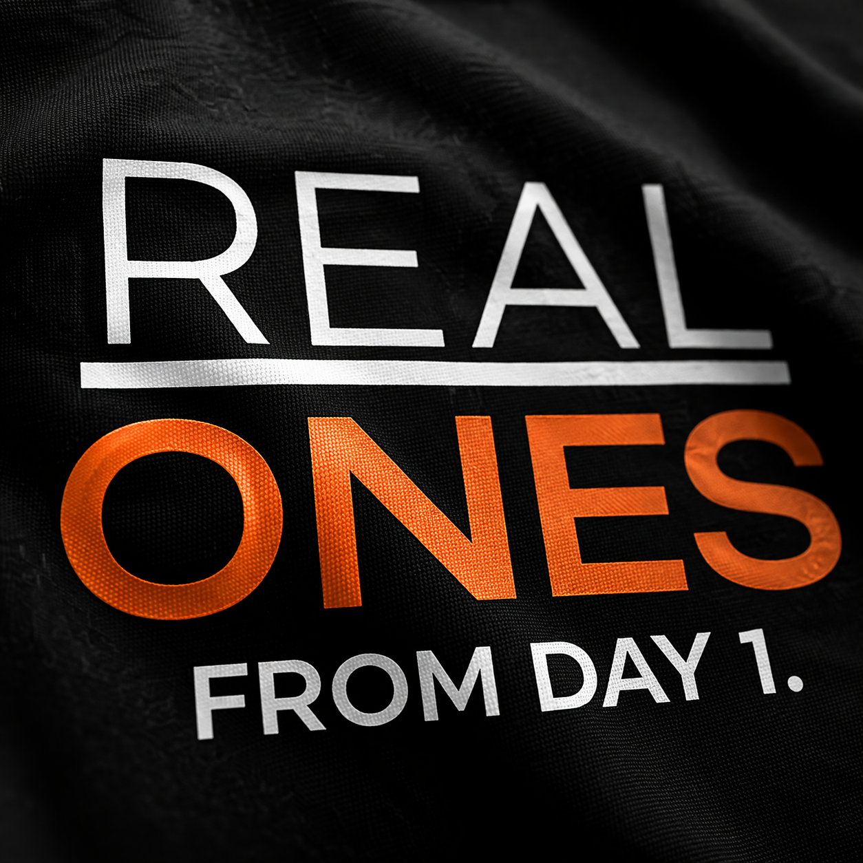 Real Ones From Day 1 T-Shirt — Bold Loyal Friends Tee