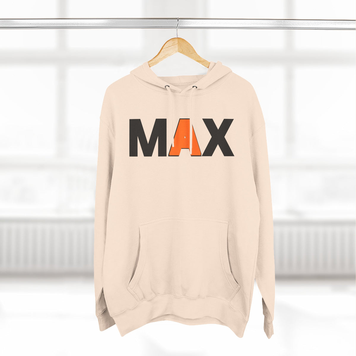 MAX Graphic Hoodie – Bold Minimalist Fleece Pullover