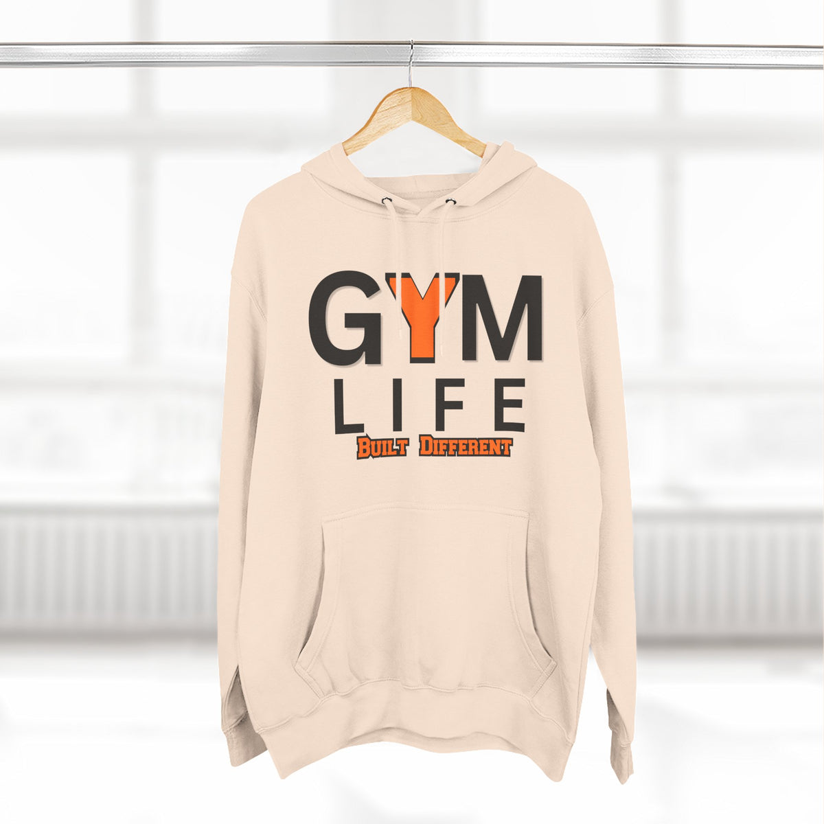 Gym Life Hoodie — Built Different Fitness Pullover