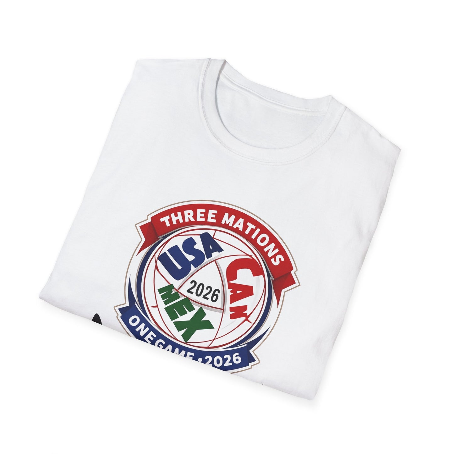 Three Nations One Game CANUSAMEX 2026 Soccer T-Shirt | Game Day Apparel