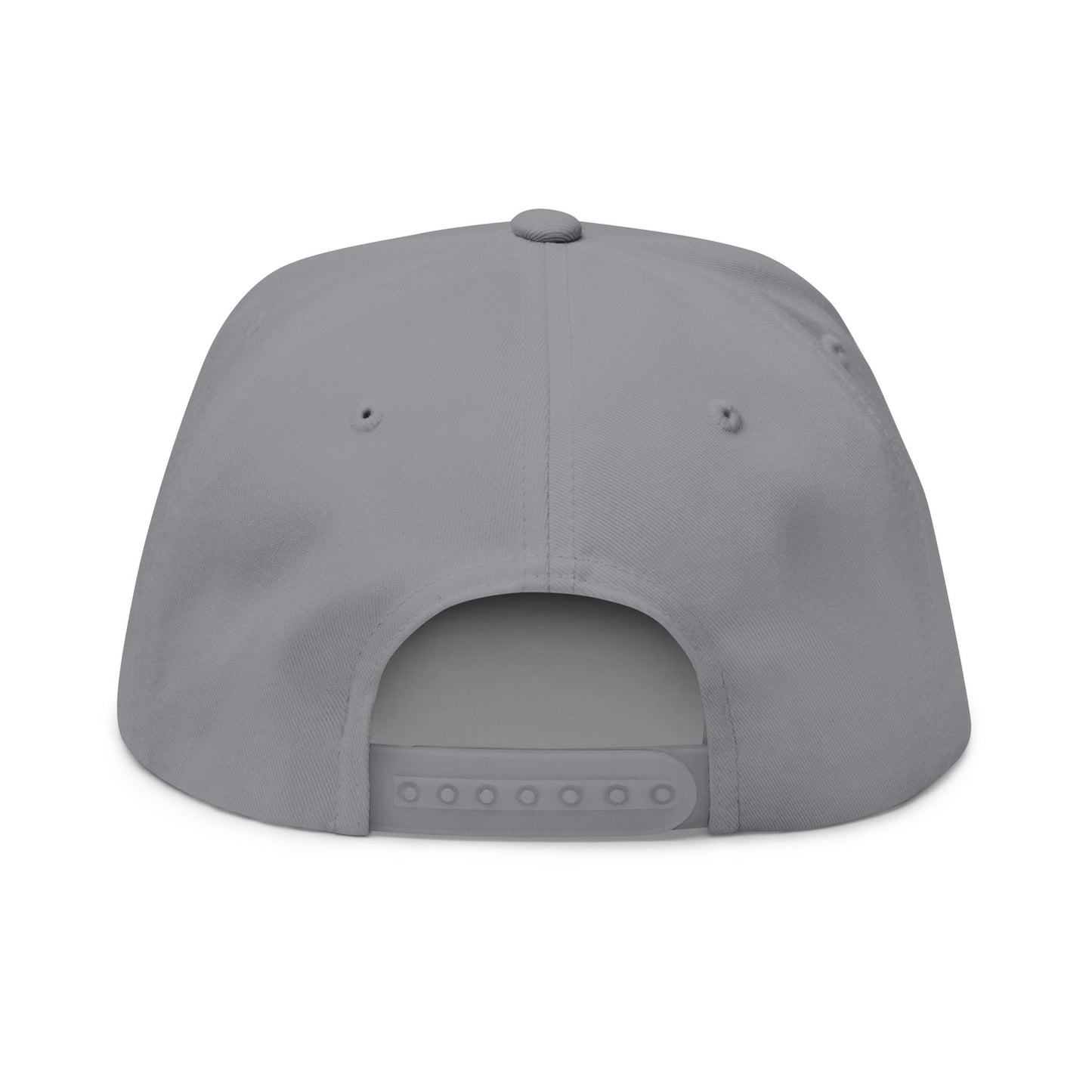 Built Different Embroidered Flat Bill Cap — Bold Snapback Hat
