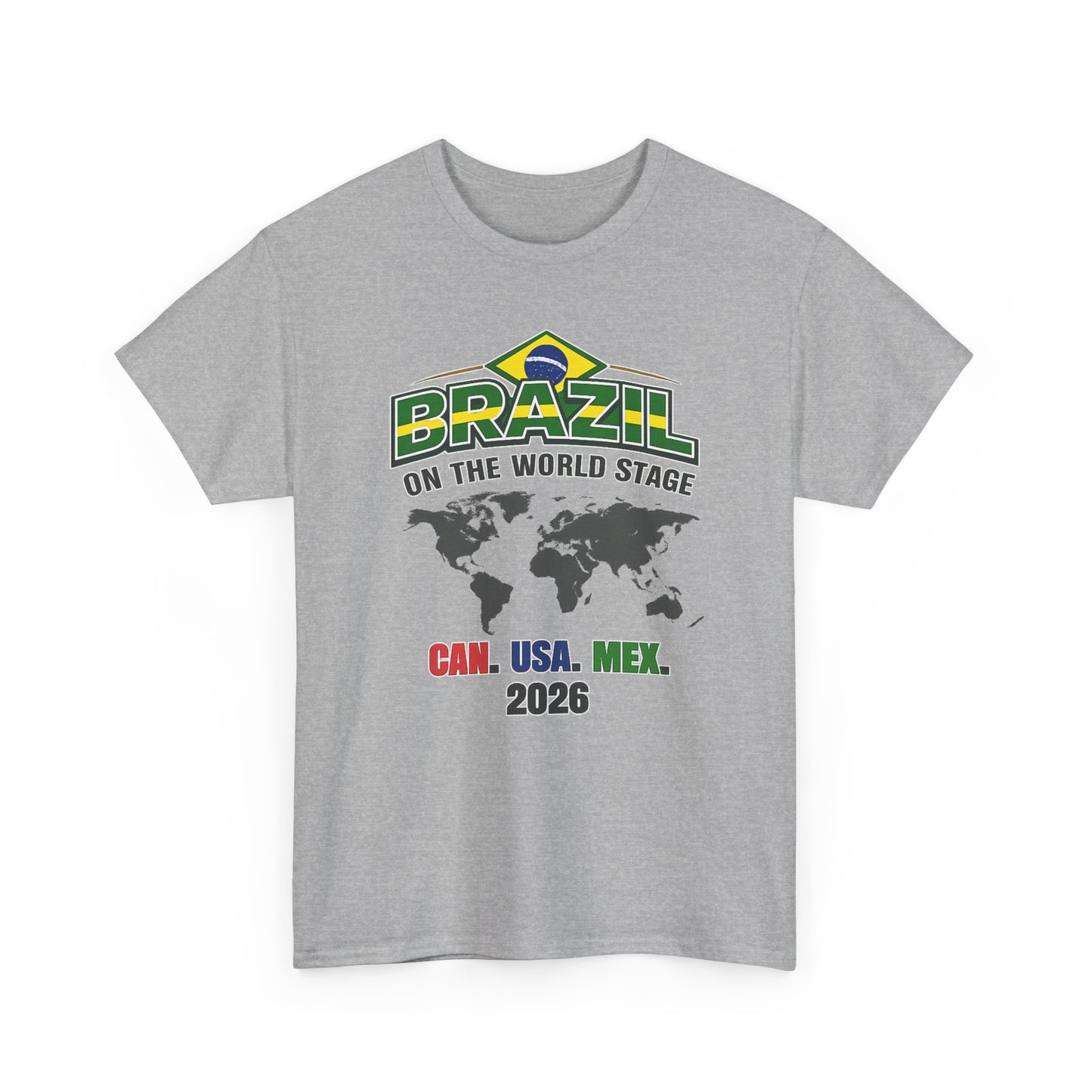 Brazil Soccer 2026 World Stage Tee | Canada Mexico USA Soccer