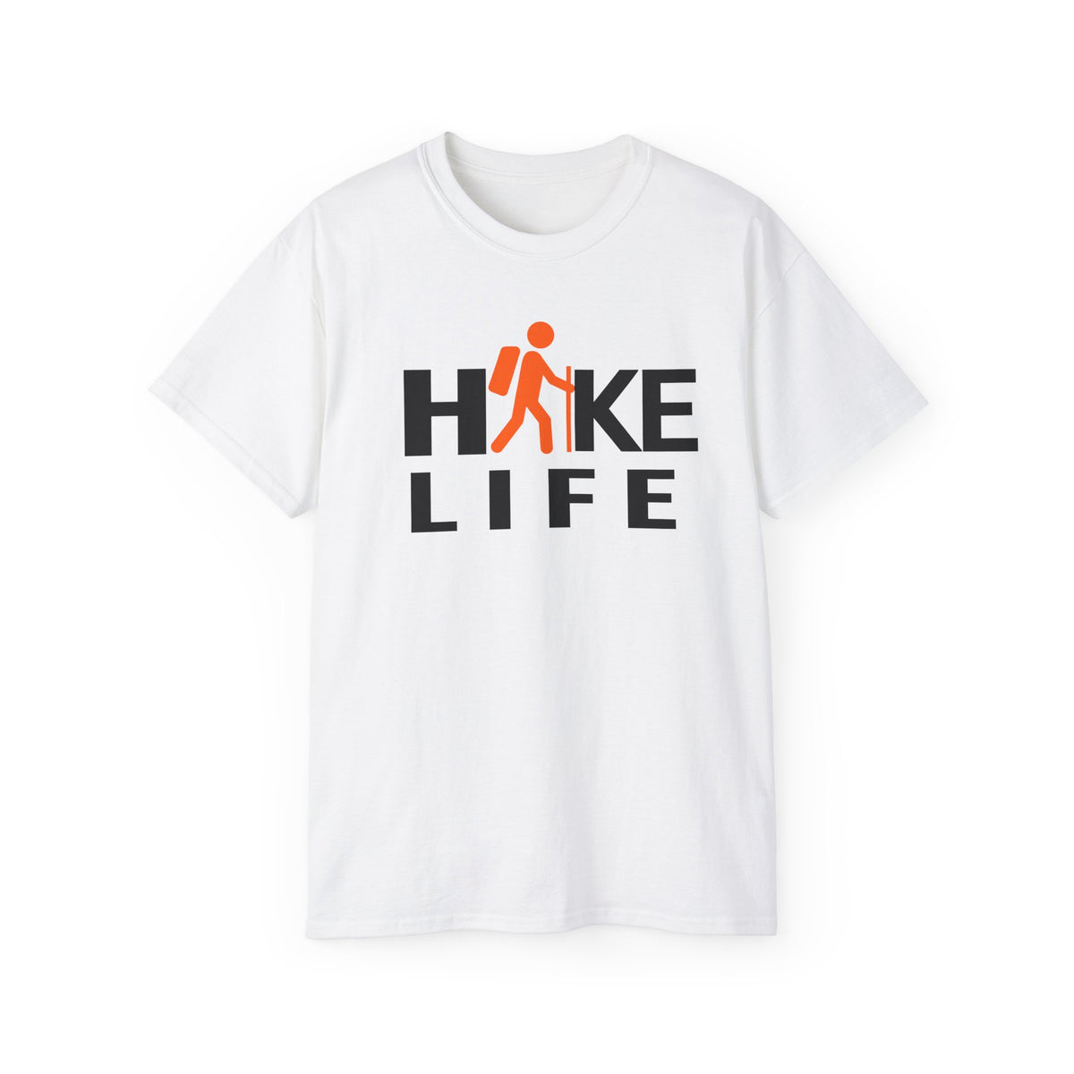 HIKE LIVE T-Shirt — Graphic Tee for Anglers with Fish Silhouette