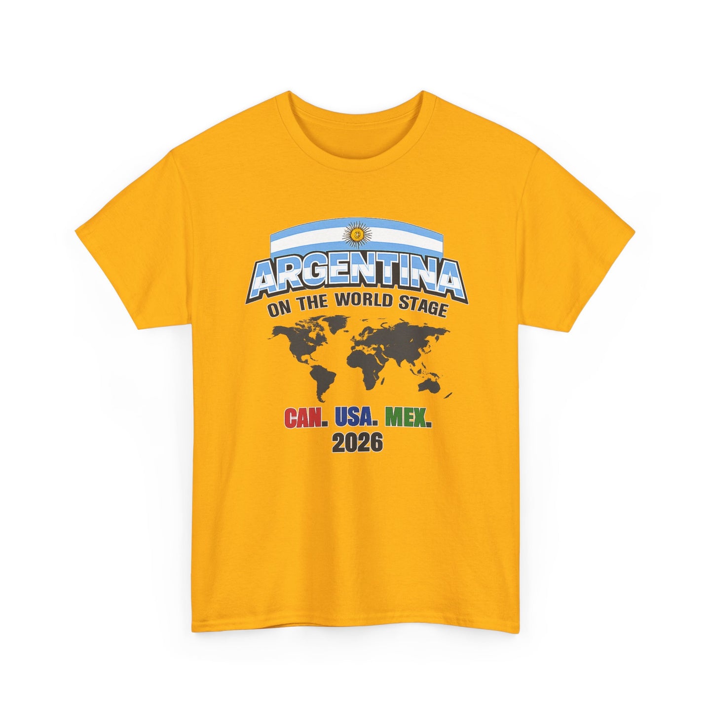 Argentina Soccer 2026 World Stage Tee | Canada Mexico USA Soccer