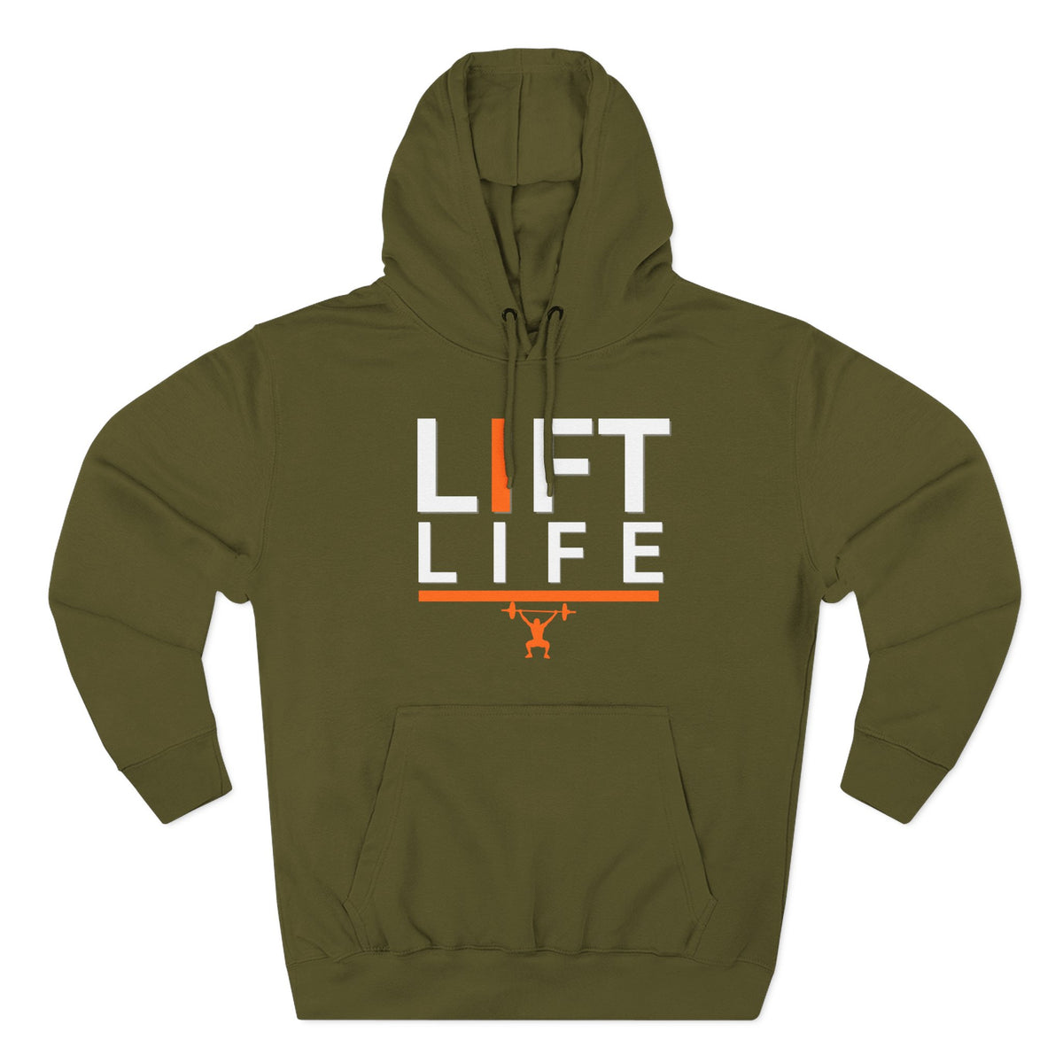 Hoodie — "Lift Life" Weightlifting Gym Hoodie