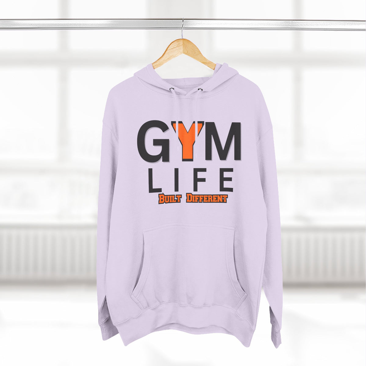 Gym Life Hoodie — Built Different Fitness Pullover