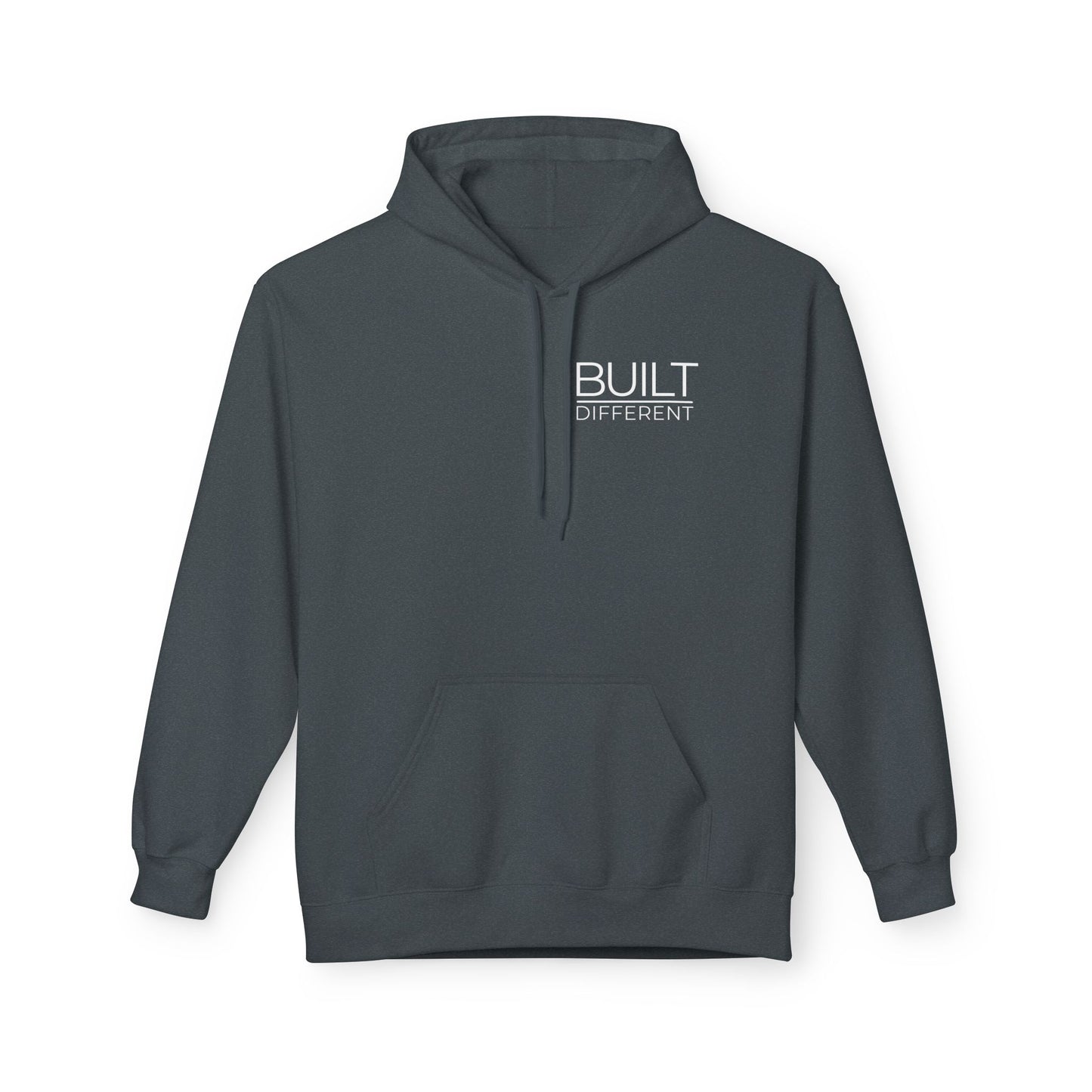 Built Different Hoodie – Discipline Over Everything Gym Hoodie, Motivational Fitness Pullover