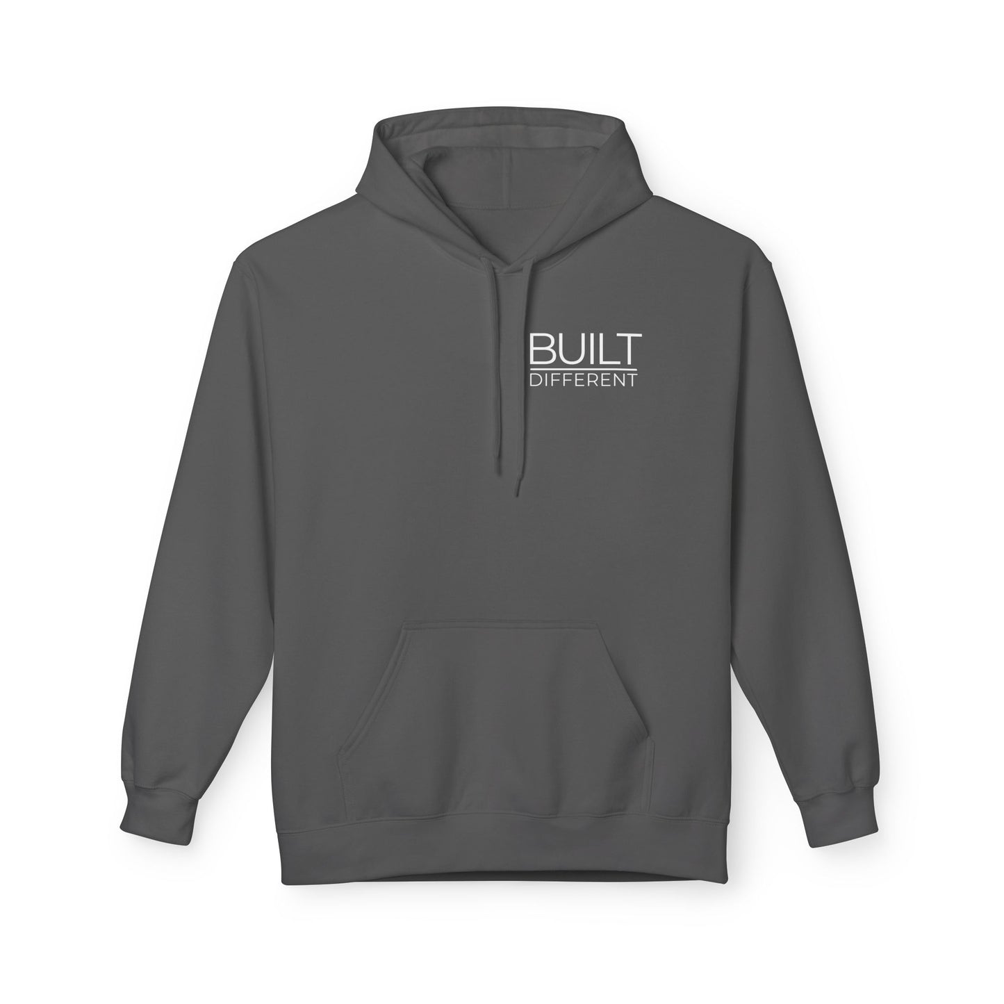 Built Different Hoodie – Discipline Over Everything Gym Hoodie, Motivational Fitness Pullover