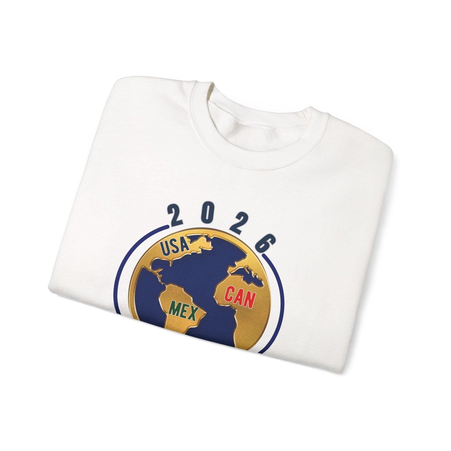 2026 Tournaments Globe Crewneck Sweatshirt – USA • MEX • CAN