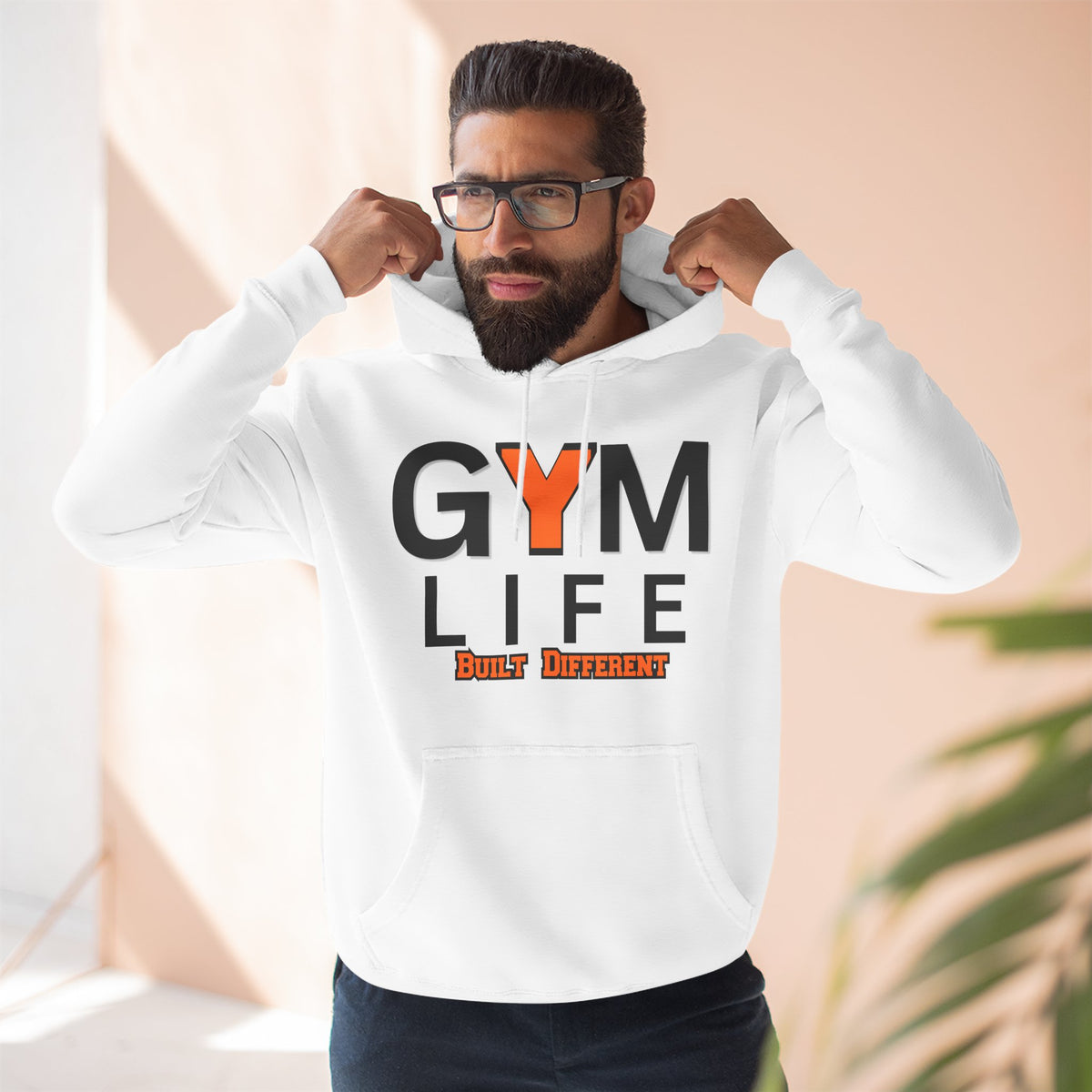 Gym Life Hoodie — Built Different Fitness Pullover