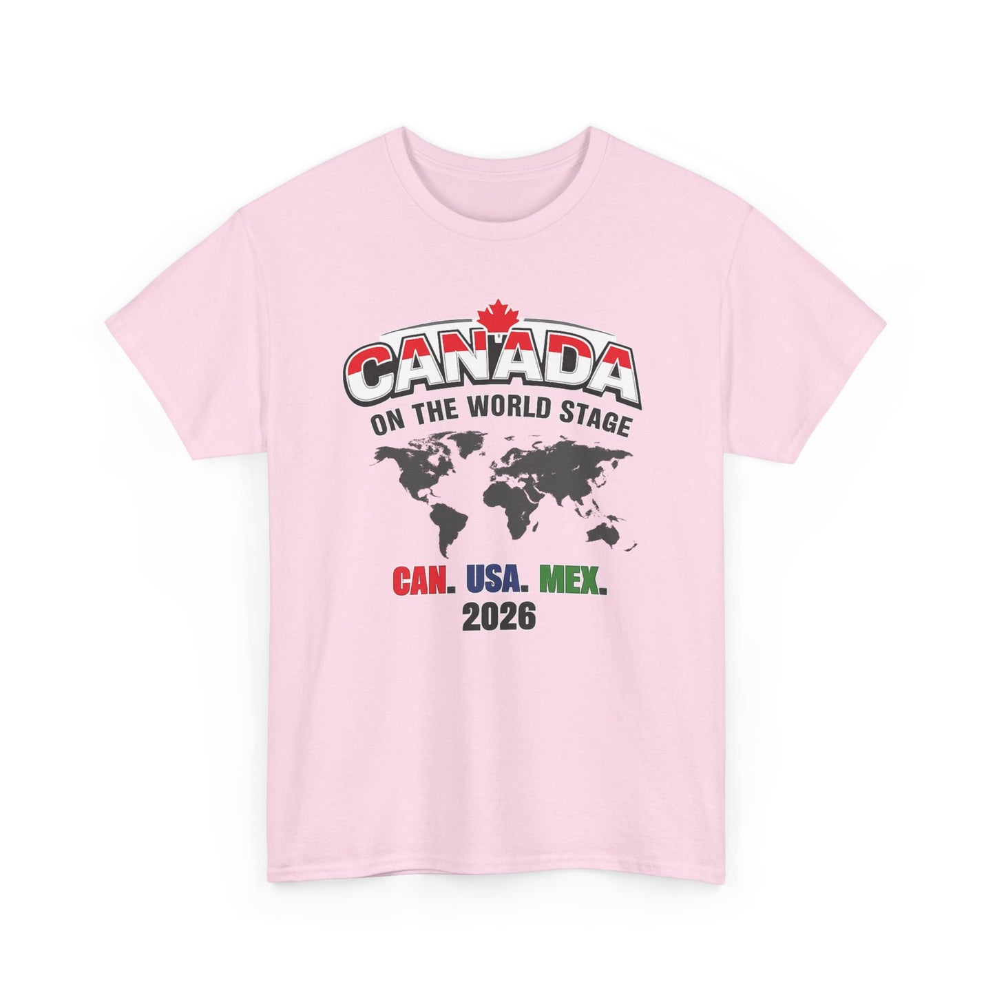 Canada Soccer 2026 World Stage Football Shirt Tee | CAN USA MEX International Pride