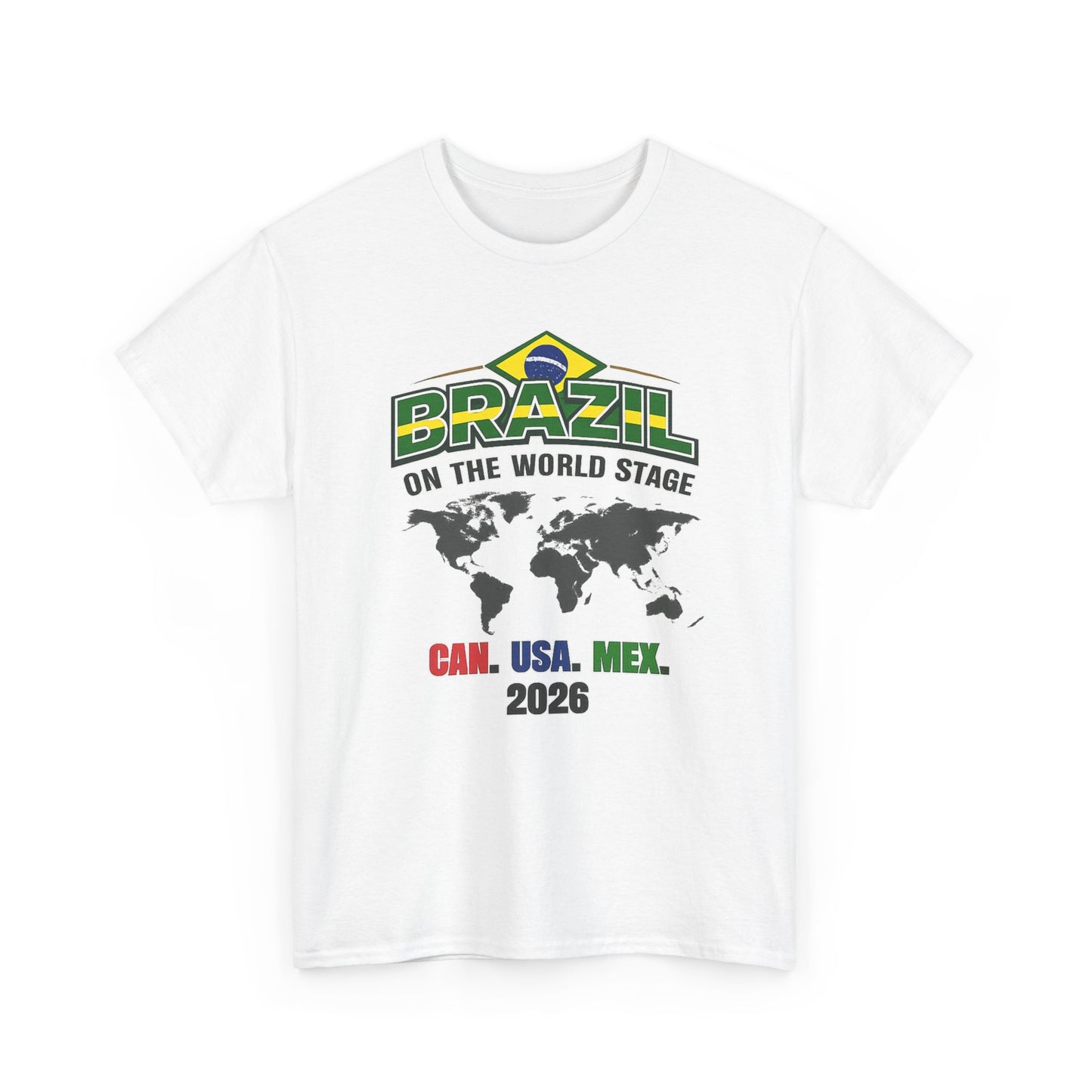 Brazil Soccer 2026 World Stage Tee | Canada Mexico USA Soccer