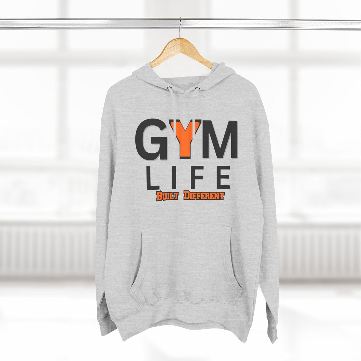 Gym Life Hoodie — Built Different Fitness Pullover