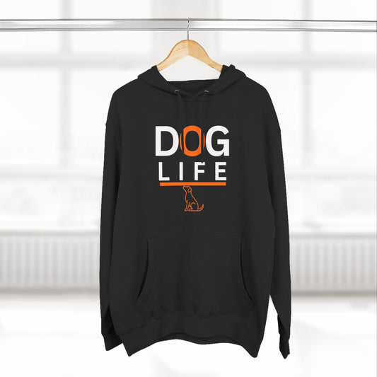 Dog Life Hoodie - "Dog Life" Graphic Pullover for Dog Lovers