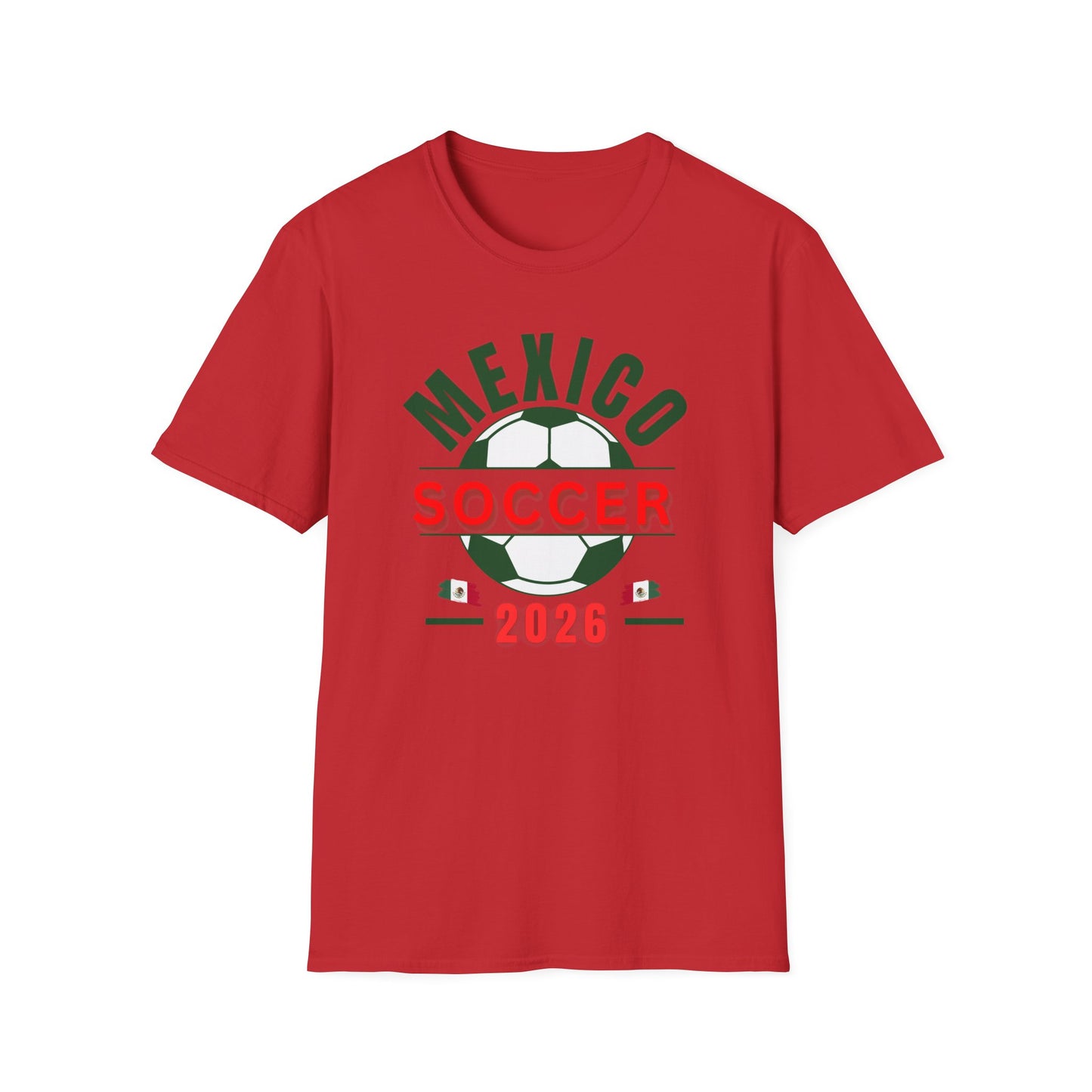Mexico Soccer 2026 Jersey T-Shirt | Mexico Football Design