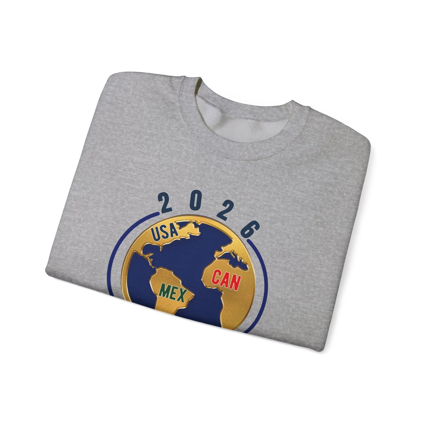 2026 Tournaments Globe Crewneck Sweatshirt – USA • MEX • CAN