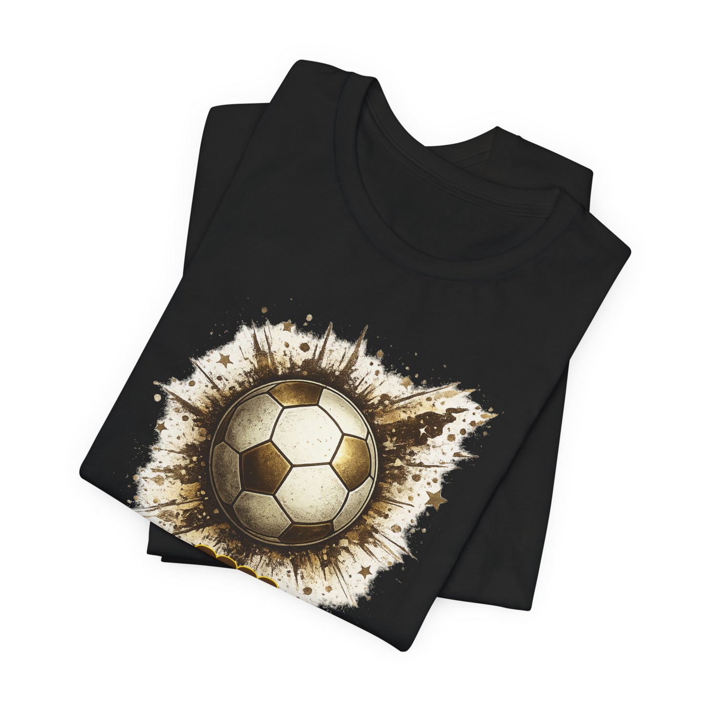 2026 Soccer Graphic Tee — Grunge Football Design