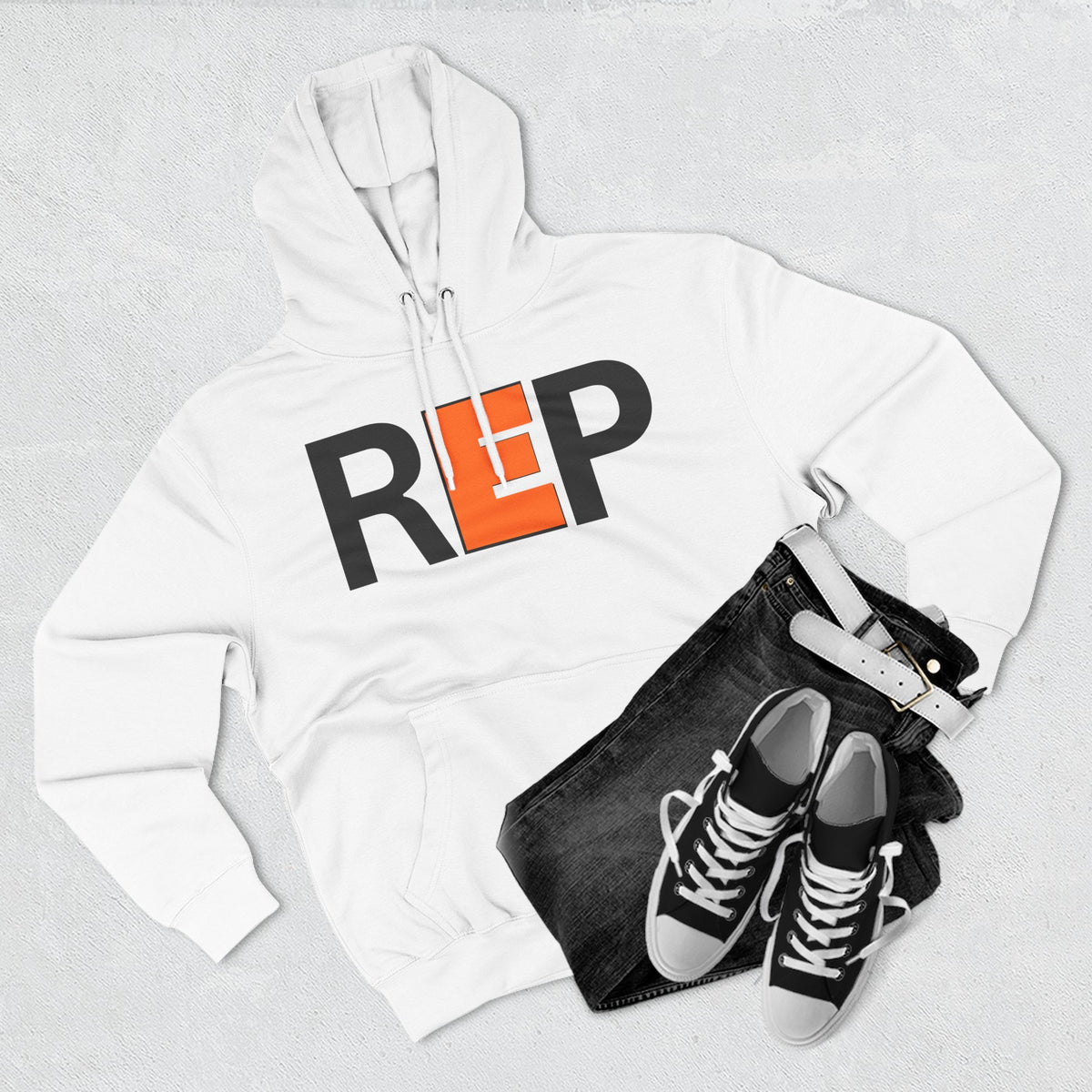 REP Graphic Hoodie – Bold Gym & Fitness Fleece Pullover