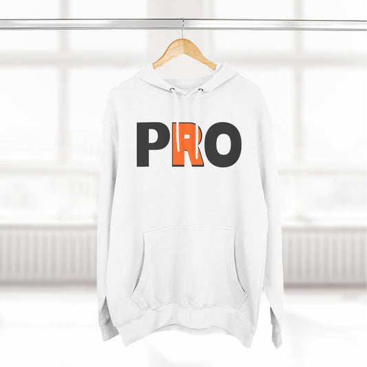 PRO Graphic Hoodie – Bold Minimalist Fleece Pullover