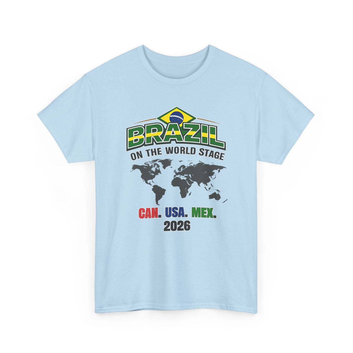 Brazil Soccer 2026 World Stage Tee | Canada Mexico USA Soccer