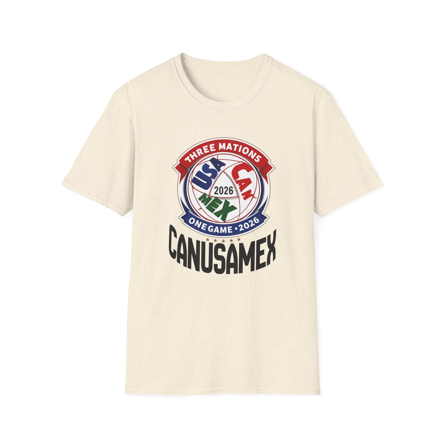 Three Nations One Game CANUSAMEX 2026 Soccer T-Shirt | Game Day Apparel