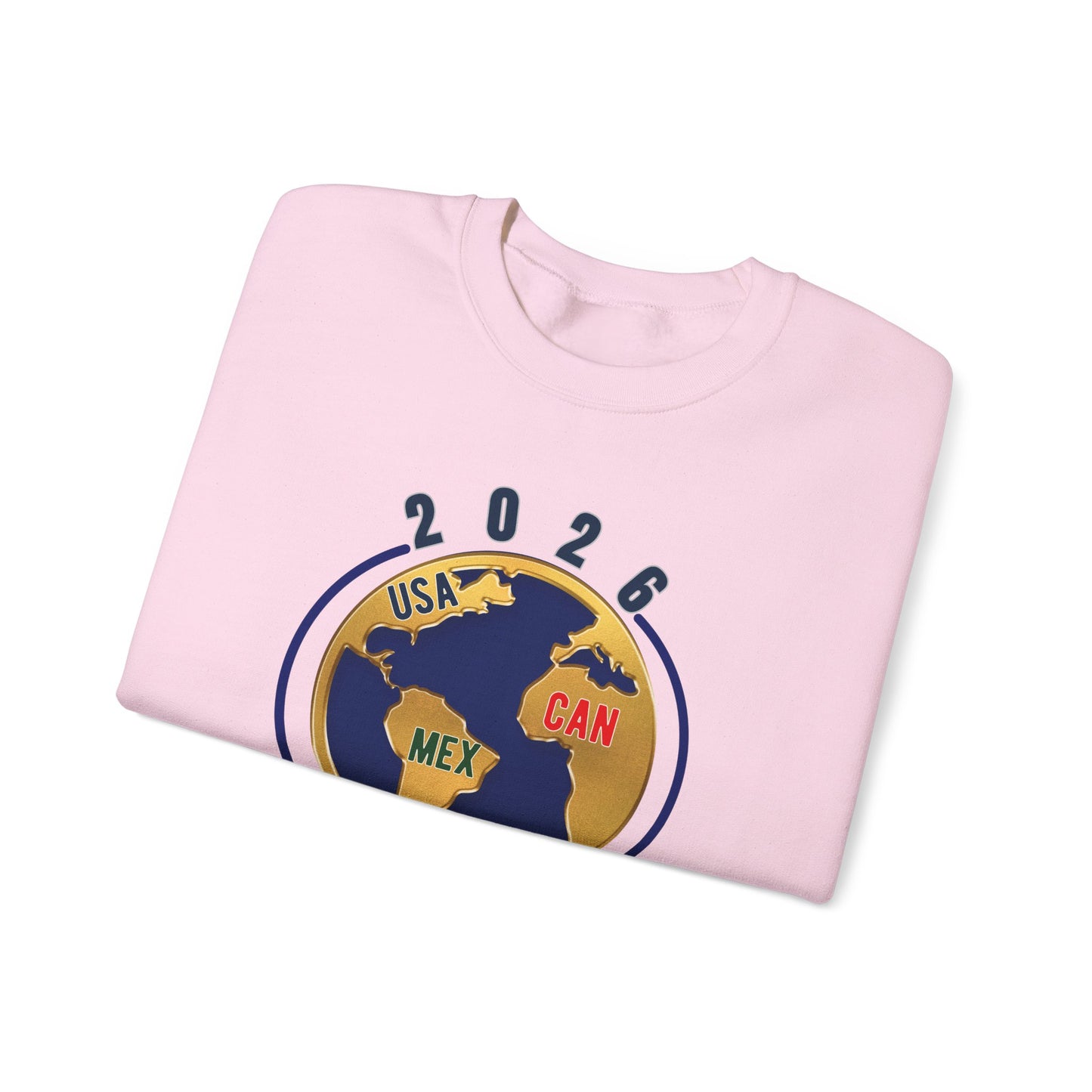 2026 Tournaments Globe Crewneck Sweatshirt – USA • MEX • CAN