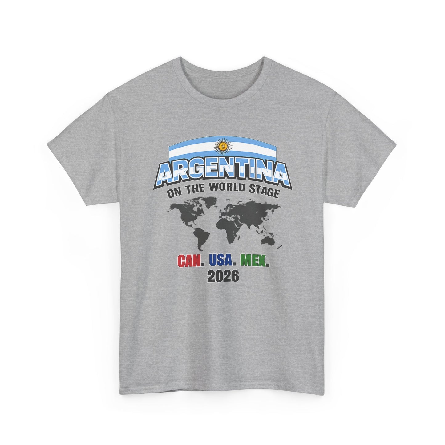 Argentina Soccer 2026 World Stage Tee | Canada Mexico USA Soccer