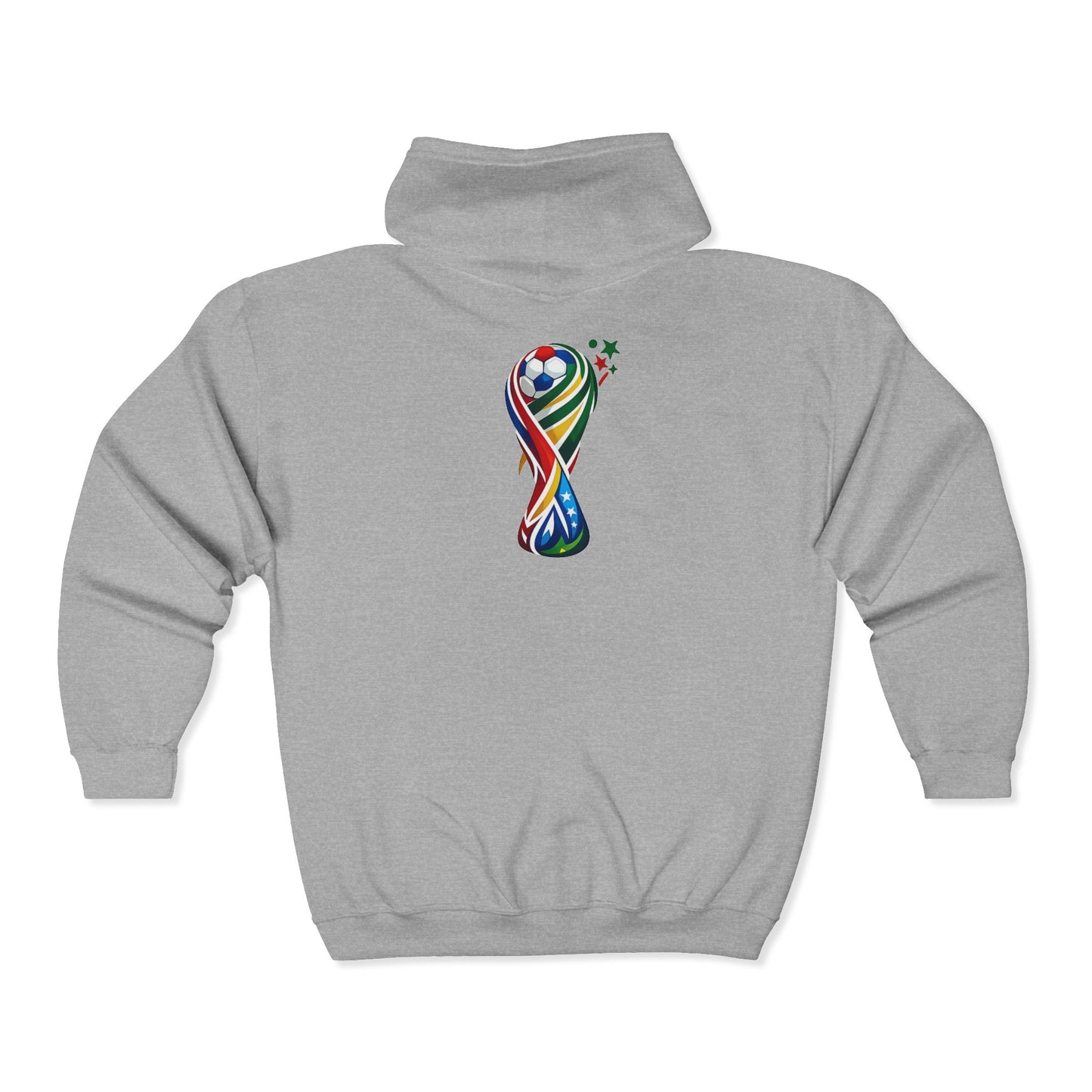 Soccer Cup 2026 CAN USA MEX Hoodie | Soccer Fan Zip-Up Jacket