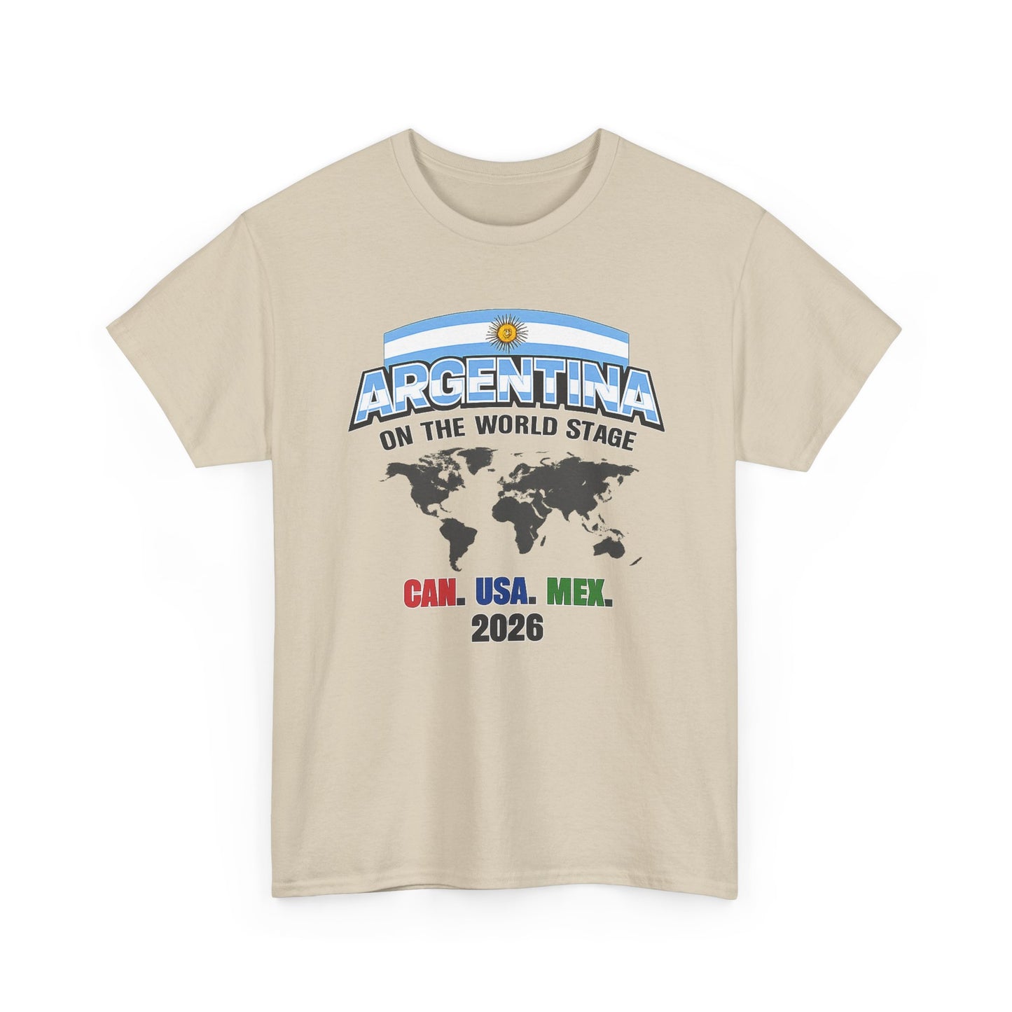 Argentina Soccer 2026 World Stage Tee | Canada Mexico USA Soccer