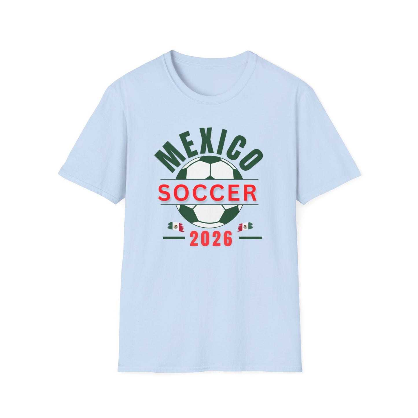 Mexico Soccer 2026 Jersey T-Shirt | Mexico Football Design
