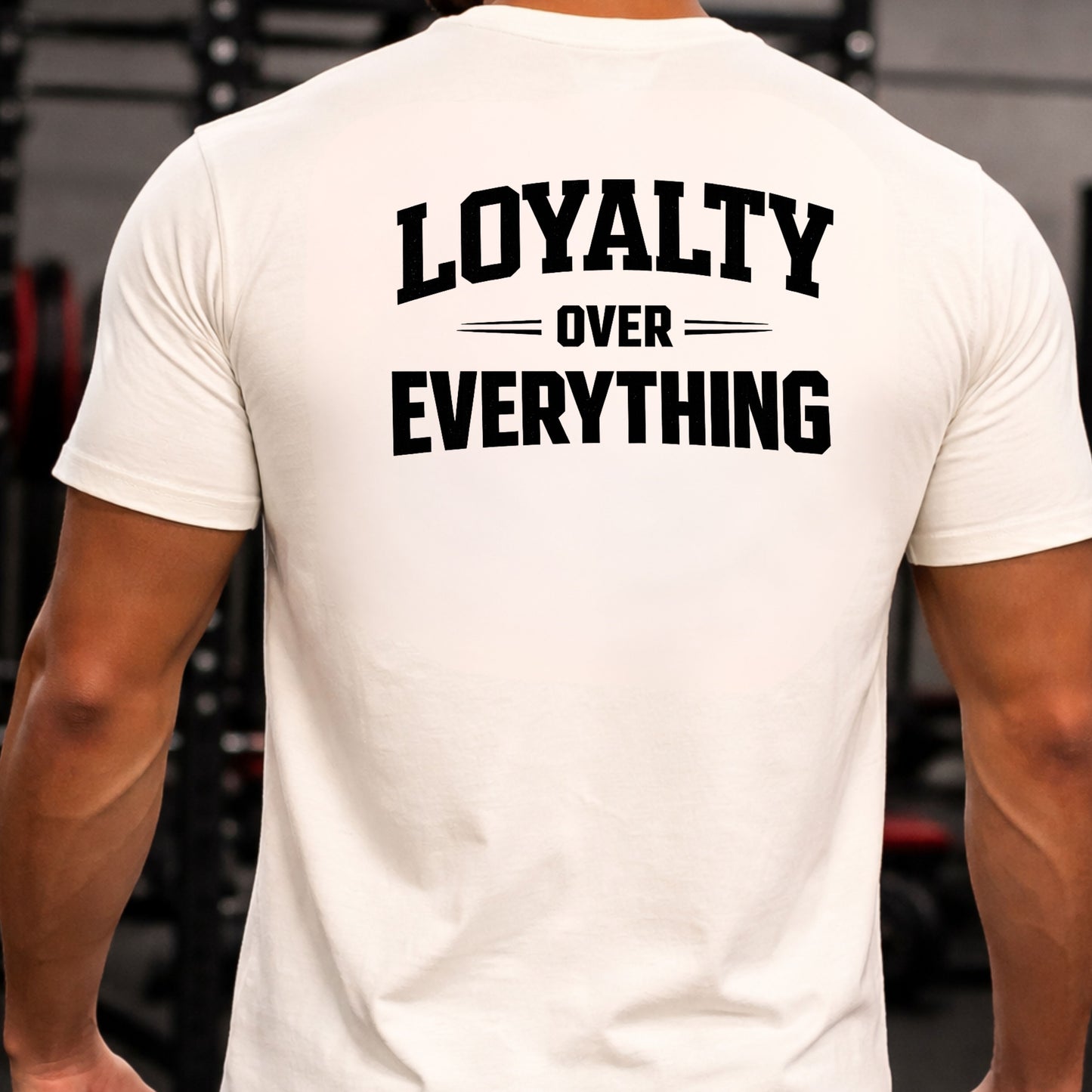 Loyalty Over Everything Tee — "Real Ones" Chest Graphic