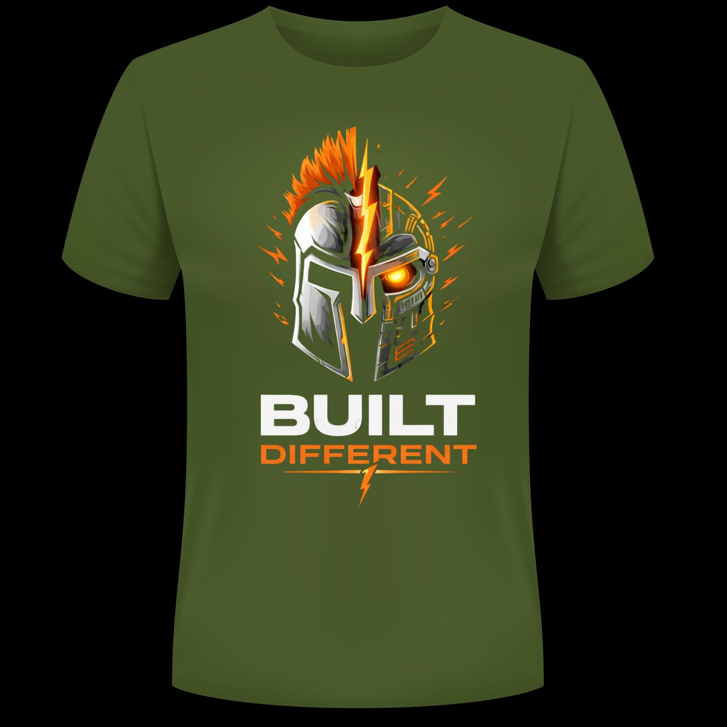 Built Different T-Shirt — Motivational Gym Graphic Tee