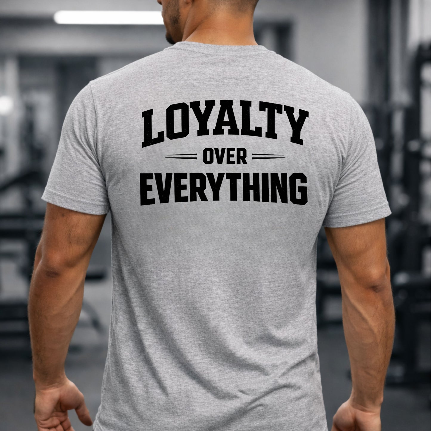 Loyalty Over Everything Tee — "Real Ones" Chest Graphic