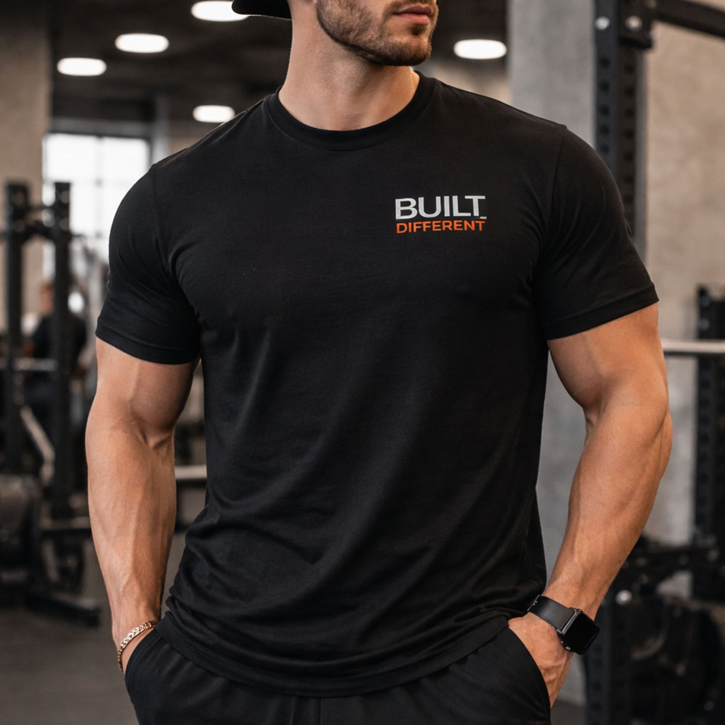 You Can Too Back Print Gym Shirt – Built Different Motivation Tee – Fitness Mindset Apparel