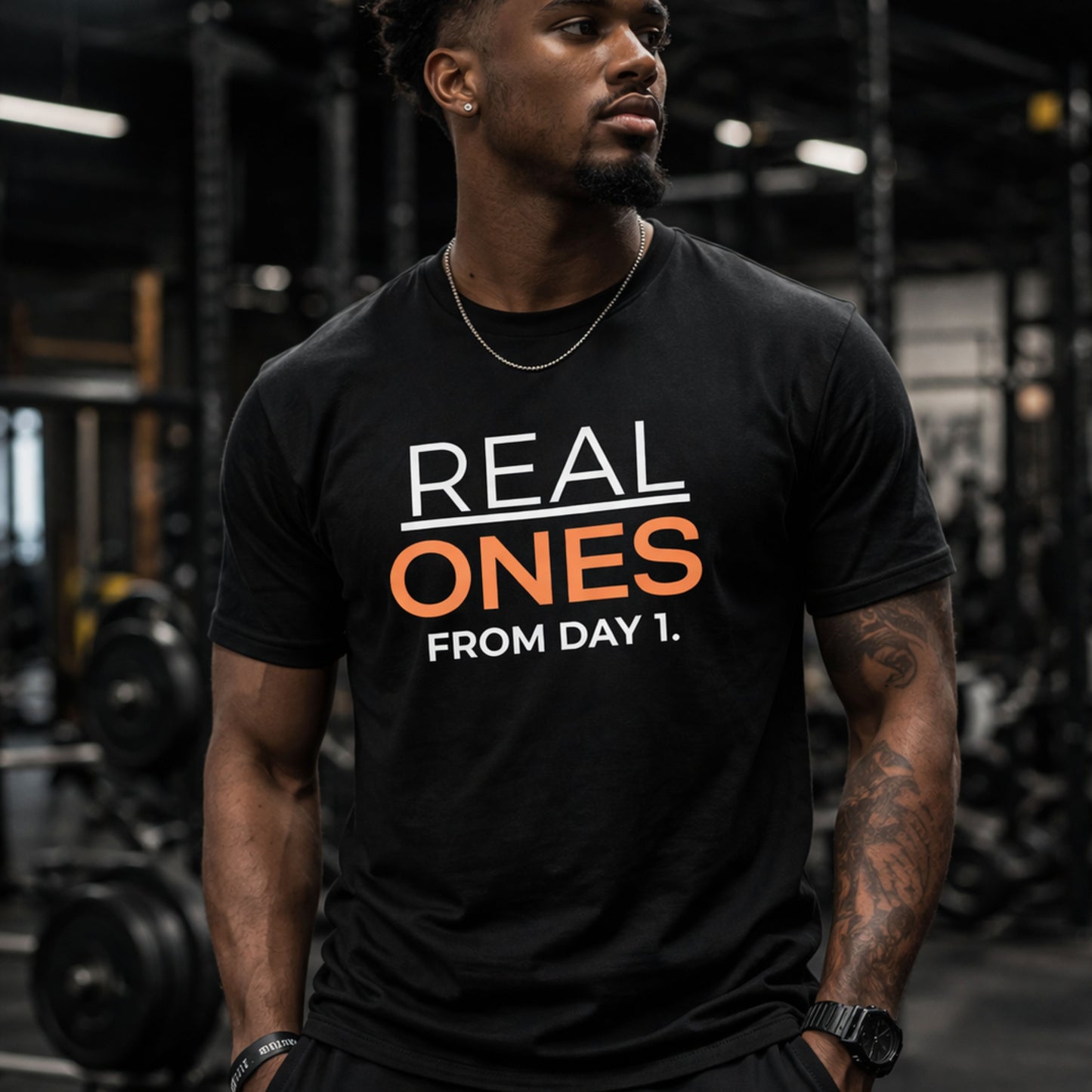 Real Ones From Day 1 T-Shirt — Bold Loyal Friends Tee