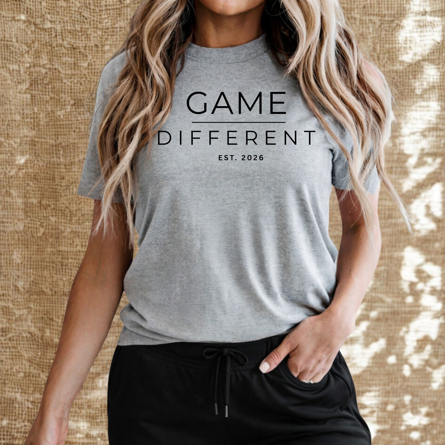 Game Different Tee — Minimalist Motivational Graphic T-Shirt