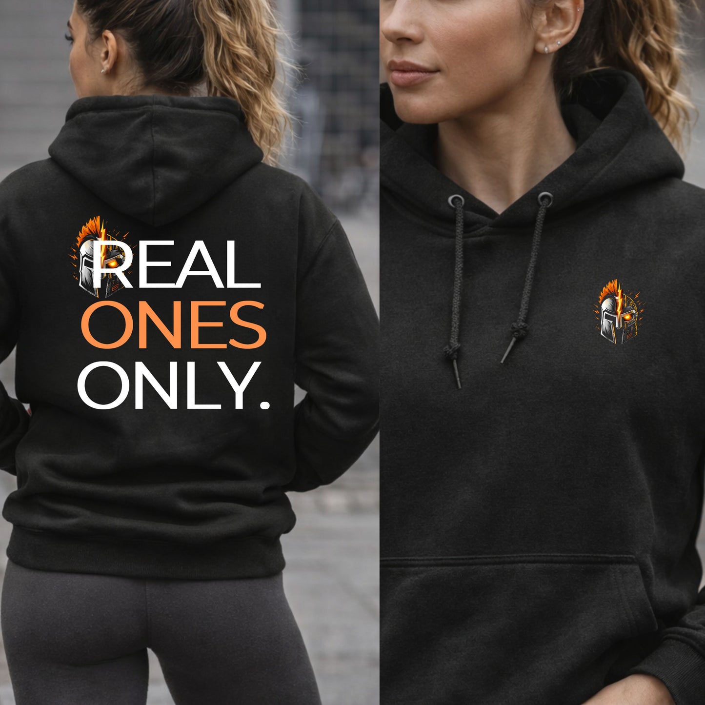 Real Ones Only Sweatshirt | Built Different Hoodie shirt| Gym Motivation Crewneck | Premium Fitness Apparel