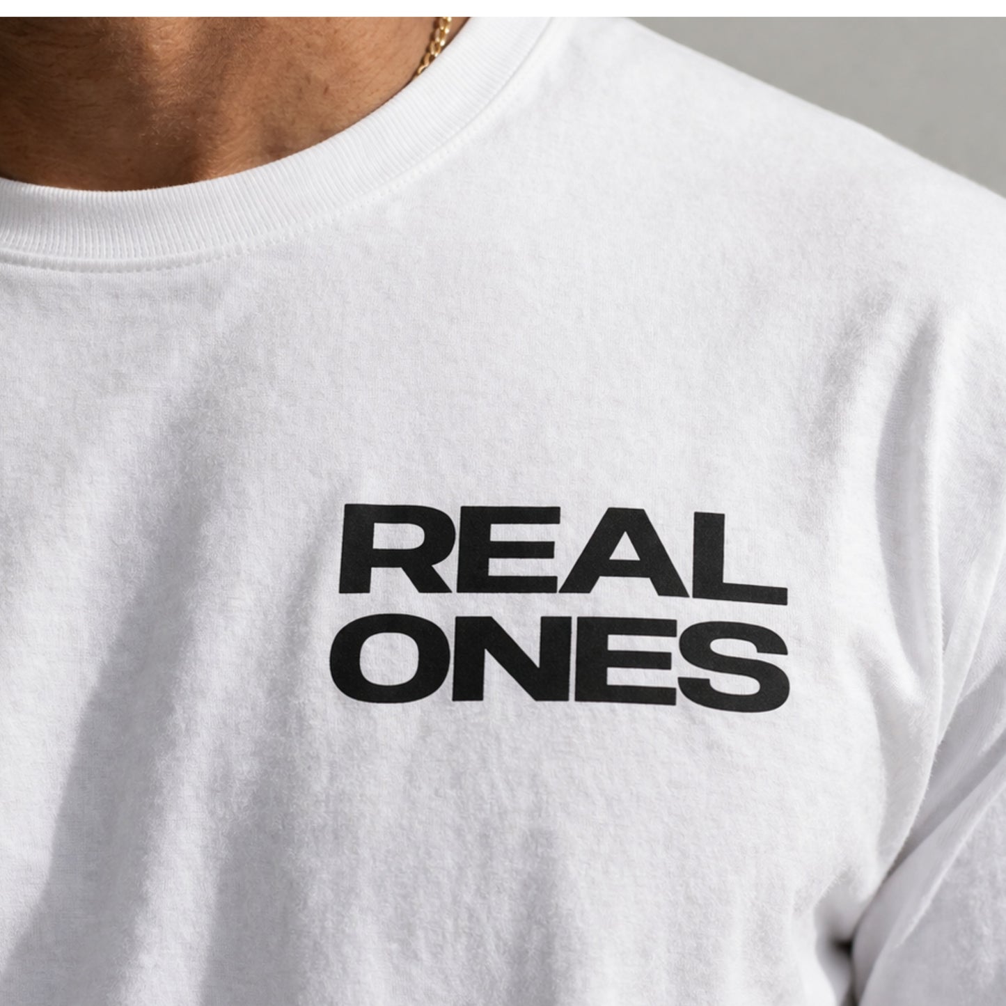 Loyalty Over Everything Tee — "Real Ones" Chest Graphic