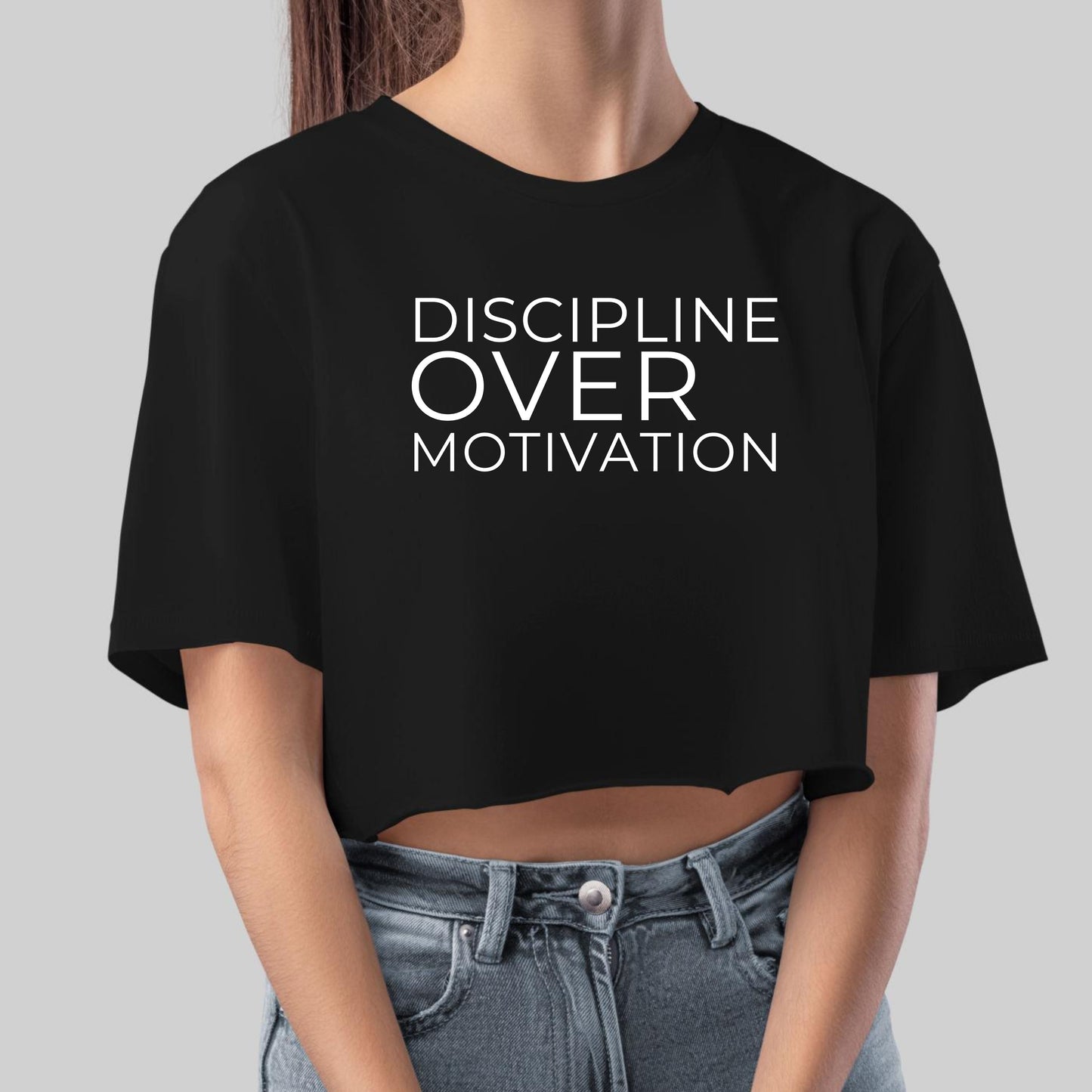 Discipline Over Motivation Tee — Motivational Fitness T-Shirt