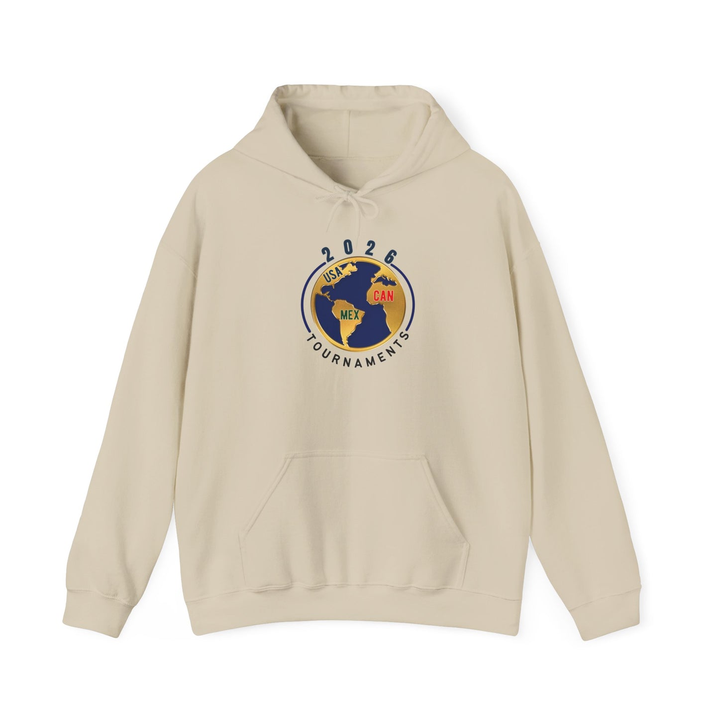 2026 Canada Mexico USA Tournament Hoodie — Map Badge Hoodie