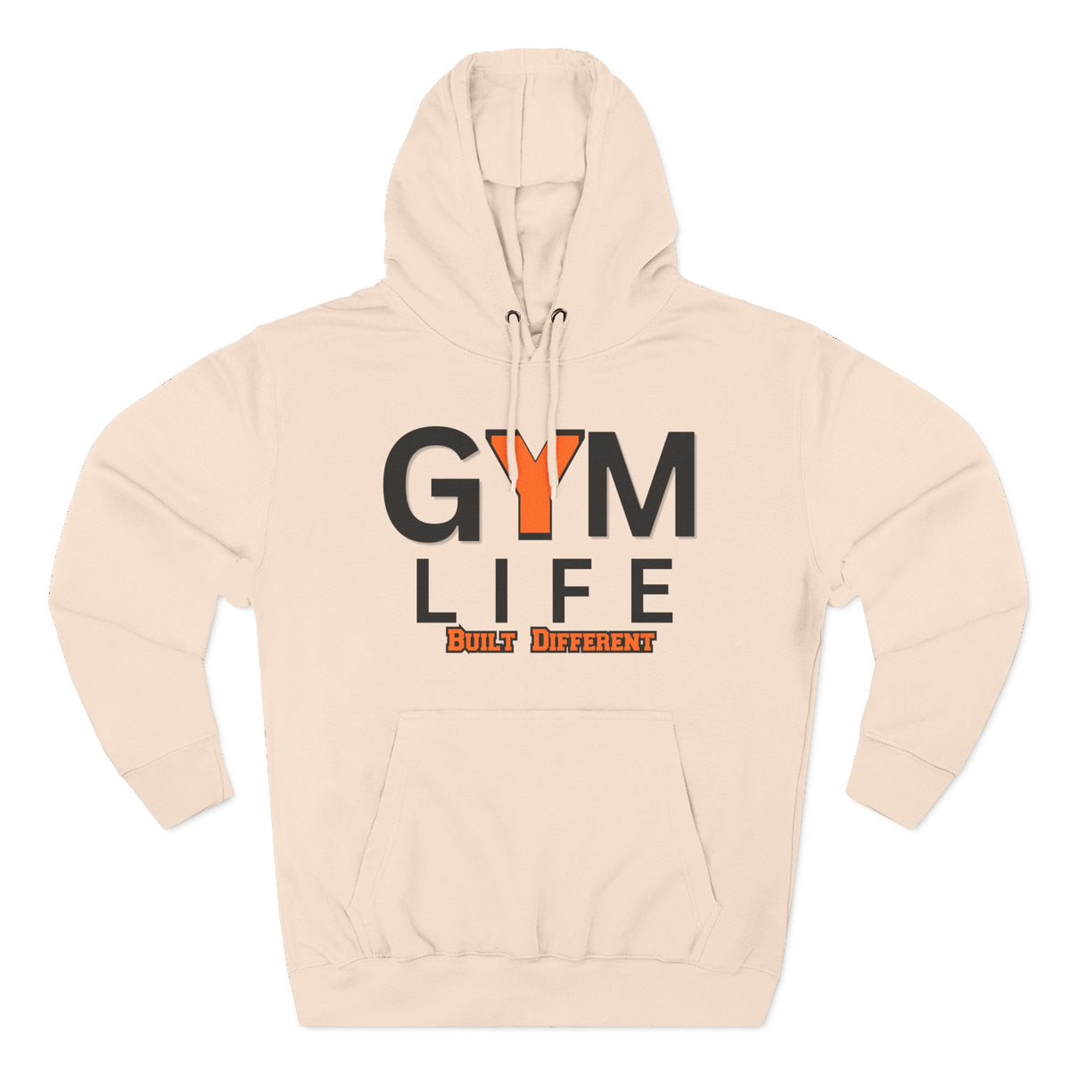 Gym Life Hoodie — Built Different Fitness Pullover
