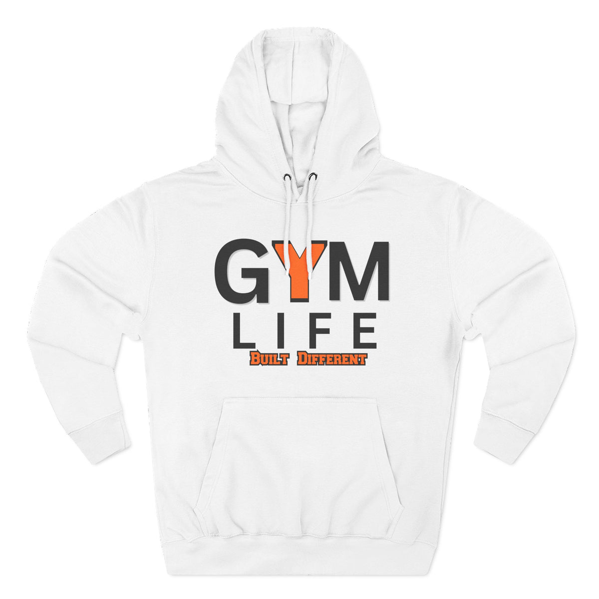 Gym Life Hoodie — Built Different Fitness Pullover