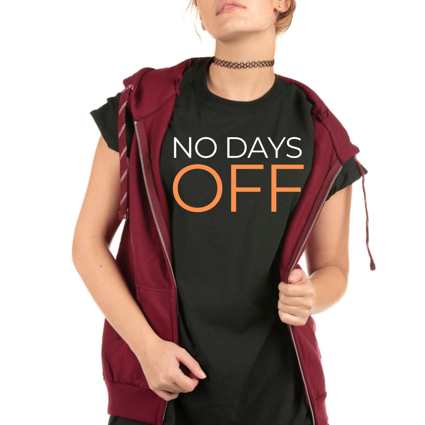 No Days Off Tee — Motivational Fitness T-Shirt