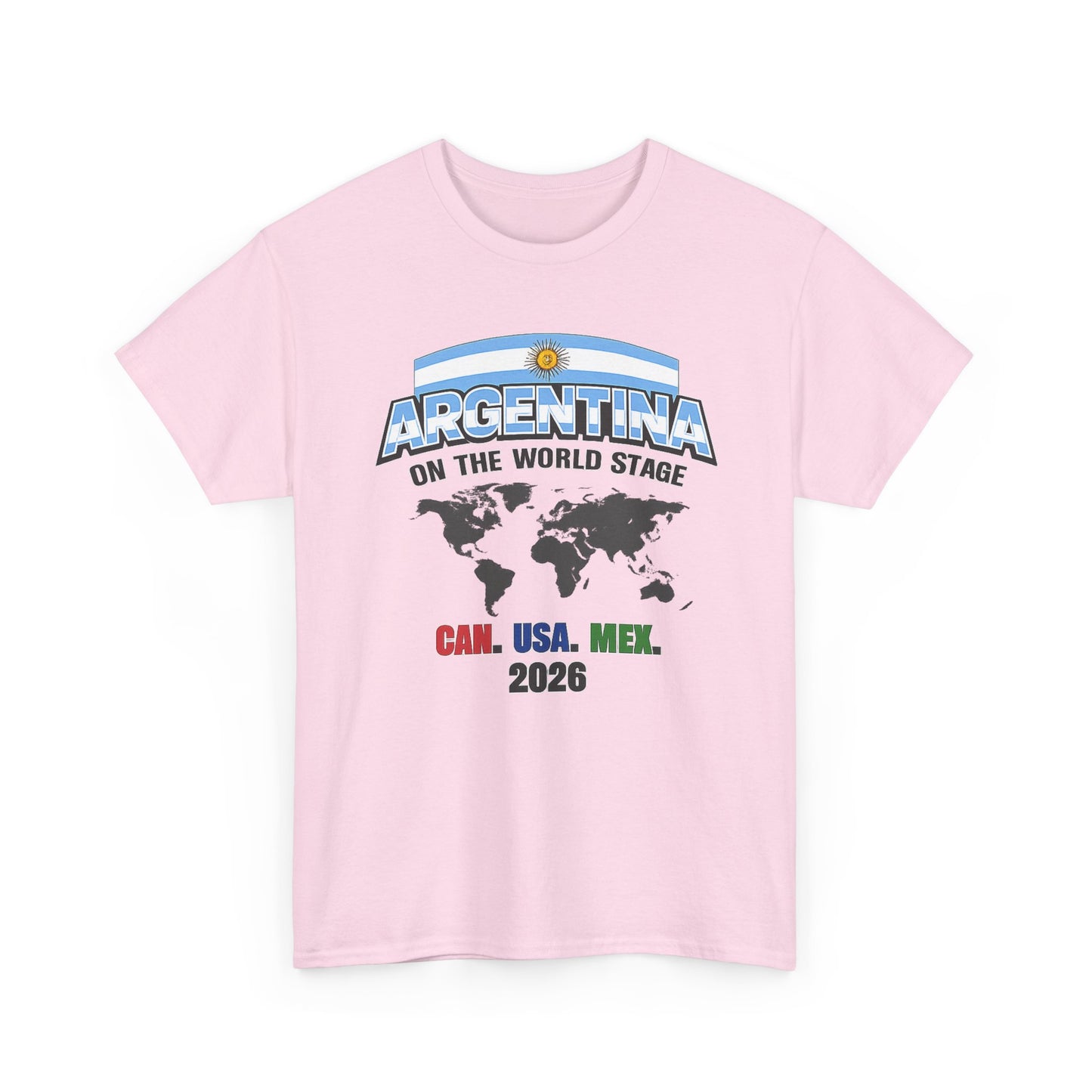 Argentina Soccer 2026 World Stage Tee | Canada Mexico USA Soccer