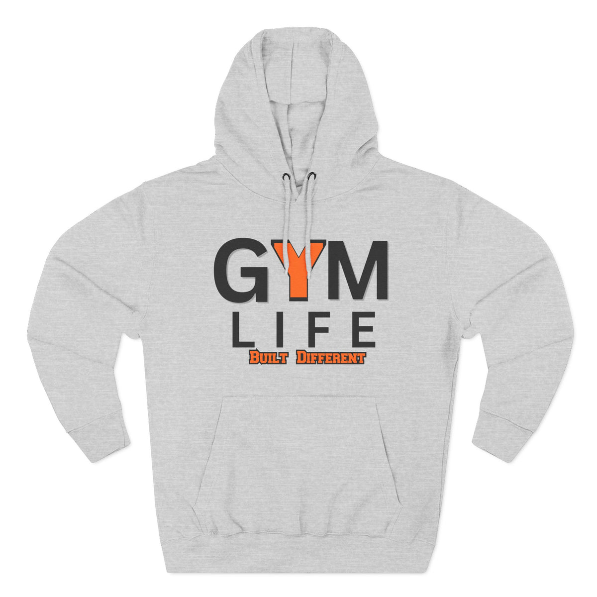 Gym Life Hoodie — Built Different Fitness Pullover