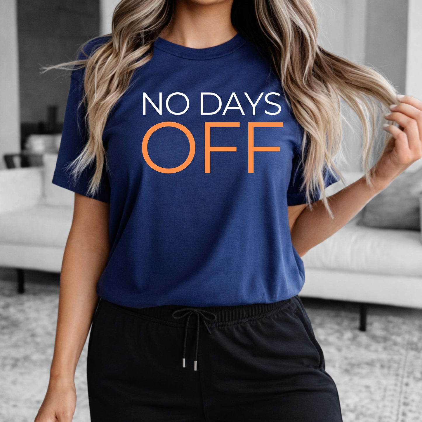 No Days Off Tee — Motivational Fitness T-Shirt