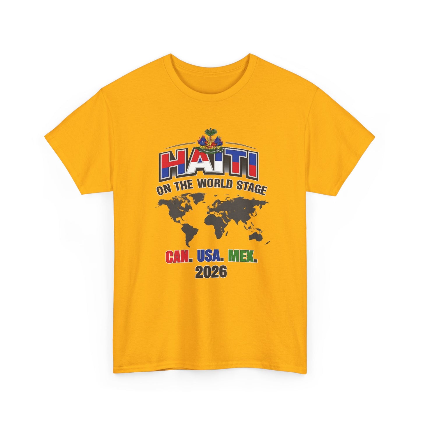 Haiti Soccer 2026 World Stage Tee | Canada Mexico USA Soccer