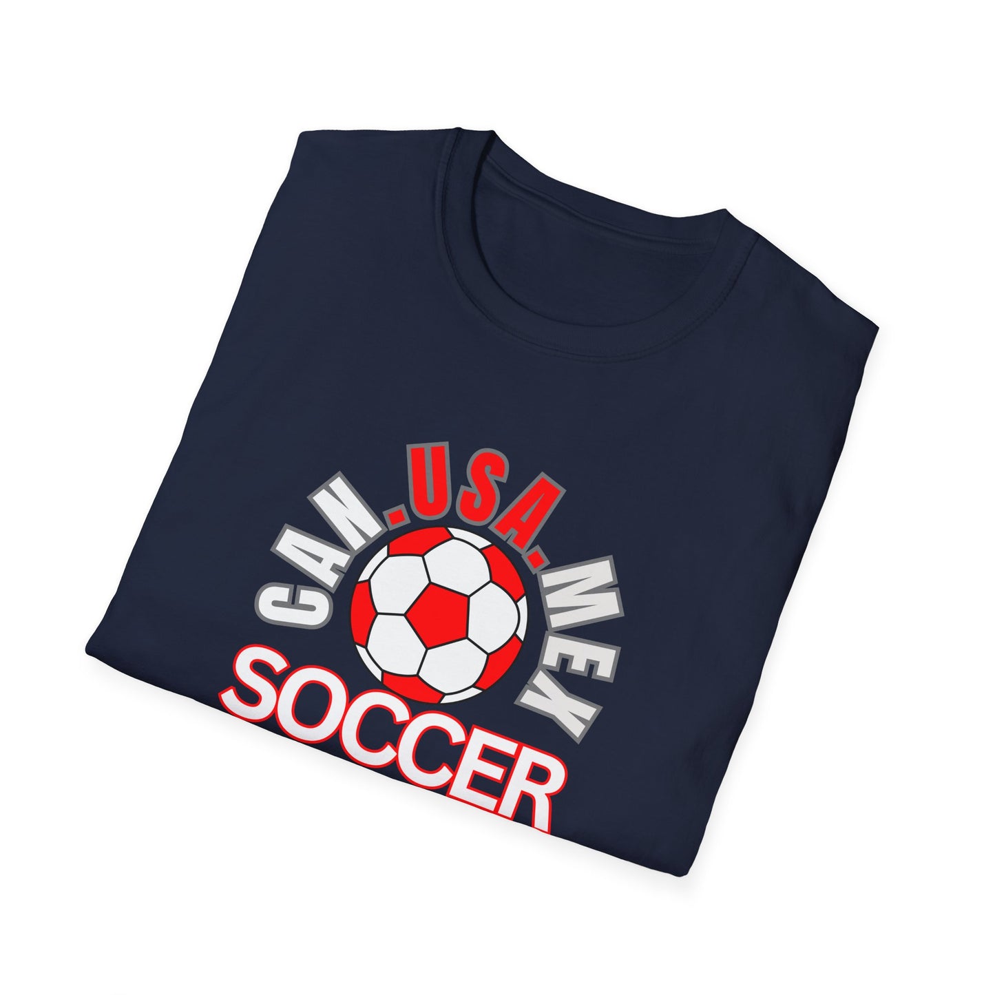 CAN USA MEX 2026 Tee T-Shirt | Soccer Cup Supporters